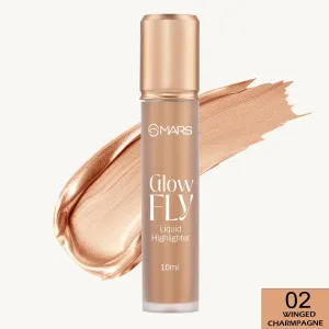 MARS Glow Fly Liquid Highlighter with Sunflower Seed Oil – Shade 02 Winged Charmpagne (10 ml)